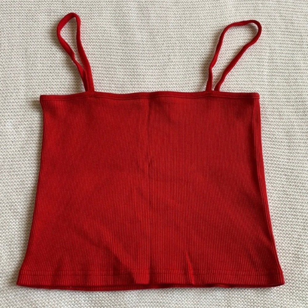 Brandy Melville red tank top